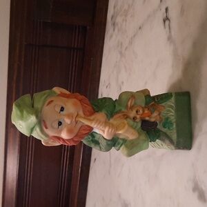 VTG 1975 Hoffman "Mr Lucky Series" Irish Themed Whiskey Decanter SAXOPHONE